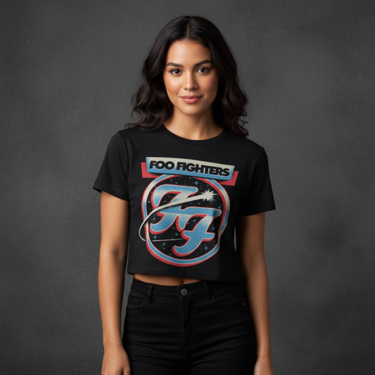 Een foto van een Foo Fighters Crop Top