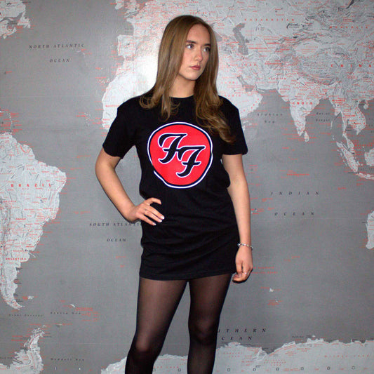 Een foto van een Foo Fighters T-Shirt Jurk