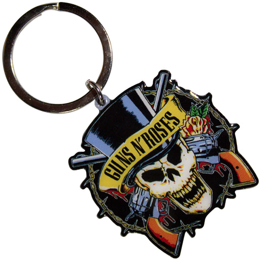Een foto van een Guns N' Roses Sleutelhanger