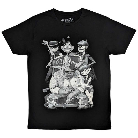 Een foto van een Gorillaz T-Shirt