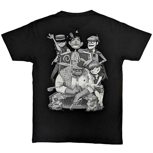 Een foto van een Gorillaz T-Shirt