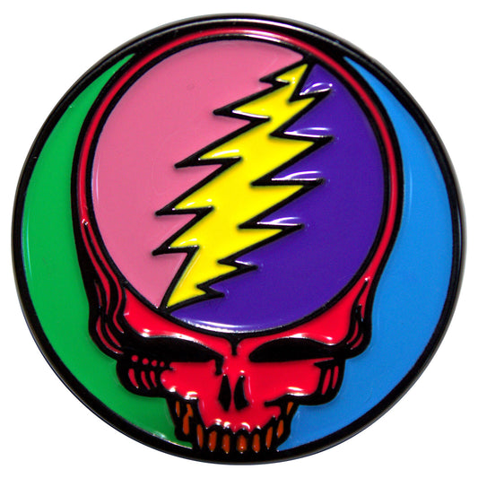 Een foto van een Grateful Dead Speld Badge