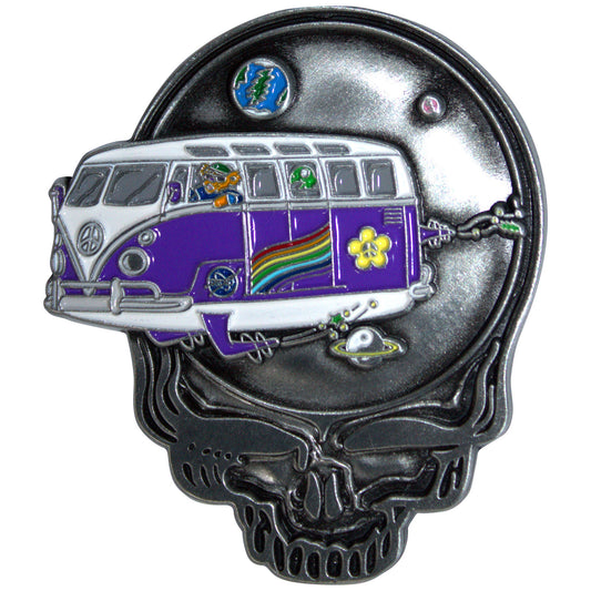 Een foto van een Grateful Dead Speld Badge