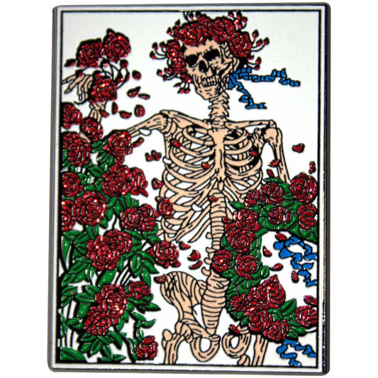Een foto van een Grateful Dead Speld Badge