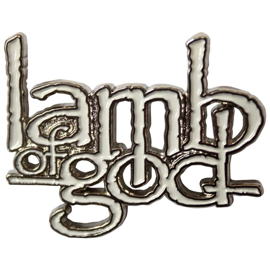 Een foto van een Lamb Of God Speld Badge