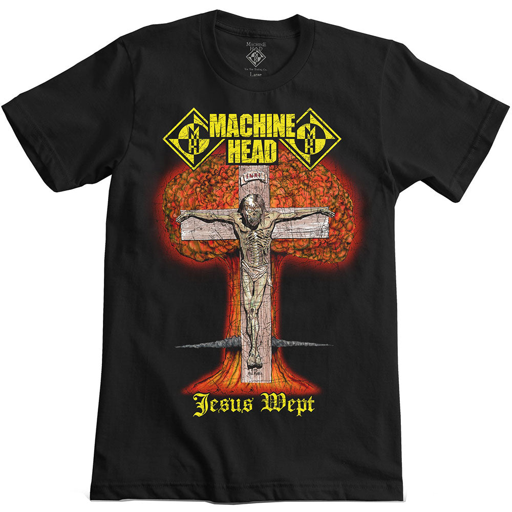 Machine Head Unisex T-Shirt: Jesus Wept (Back Print) T-Shirt