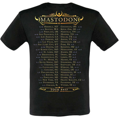Mastodon Unisex T-Shirt: Emperor of Sand 2017 Tour (Back Print) (Ex-Tour) T-Shirt