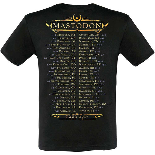 Mastodon Unisex T-Shirt: Emperor of Sand 2017 Tour (Back Print) (Ex-Tour) T-Shirt