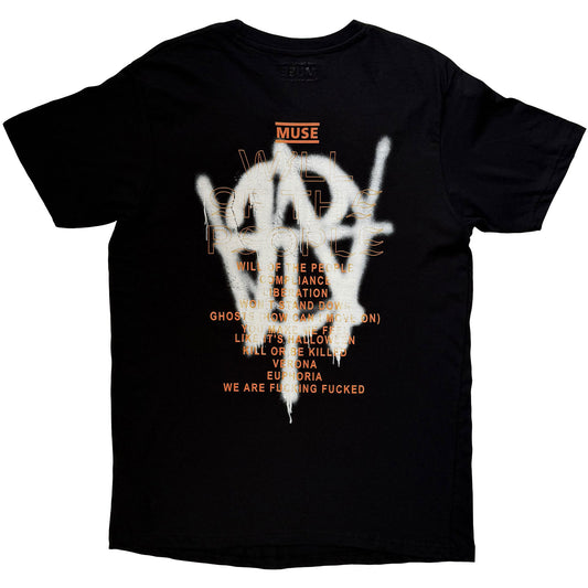 Een foto van een Muse T-Shirt