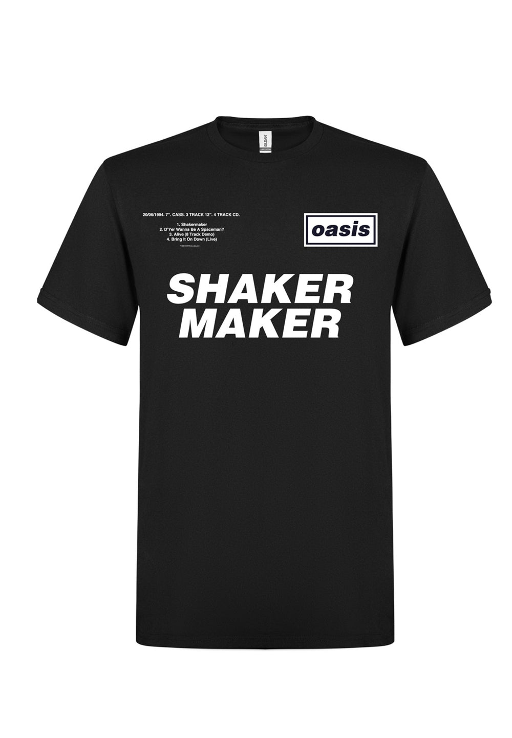 Een foto van een OASIS T-Shirt