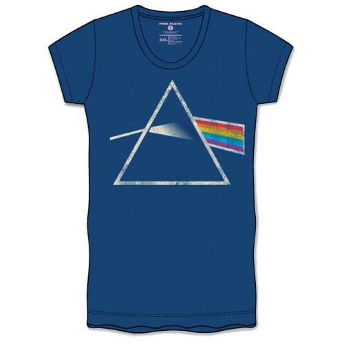 Pink Floyd Ladies T-Shirt: Dark Side of the Moon (Back Print) T-Shirt