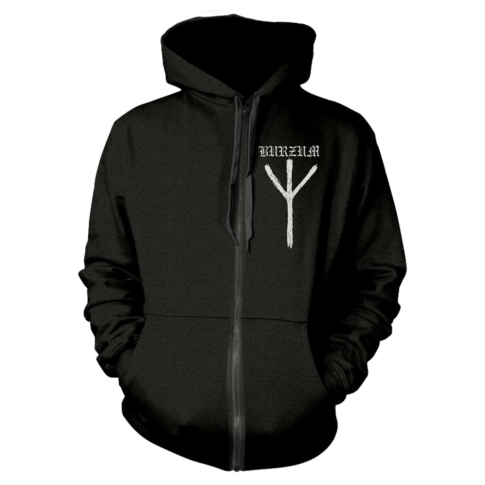 Een foto van een BURZUM Top met capuchon