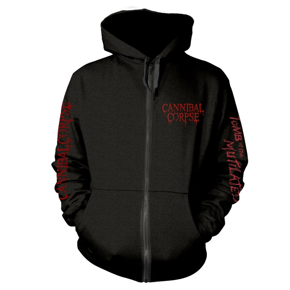 Een foto van een CANNIBAL CORPSE Top met capuchon