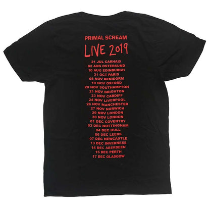 Primal Scream Unisex T-Shirt: Maximum RnR Photo (Ex-Tour) T-Shirt