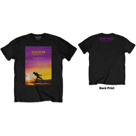 Queen Unisex T-Shirt: Bohemian Rhapsody (Back Print) T-Shirt