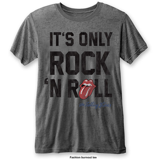 The Rolling Stones Unisex T-Shirt: It's Only Rock n' Roll (Burnout) T-Shirt
