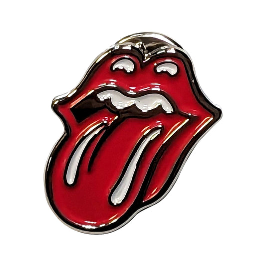 Een foto van een The Rolling Stones Speld Badge