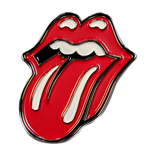 Een foto van een The Rolling Stones Speld Badge