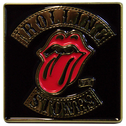 Een foto van een The Rolling Stones Speld Badge