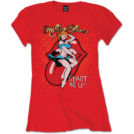 The Rolling Stones Ladies T-Shirt: Start me up T-Shirt