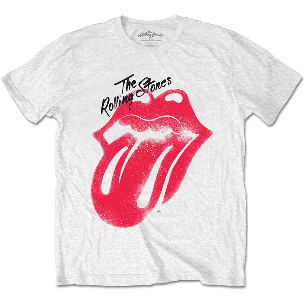 The Rolling Stones Unisex T-Shirt: Spray Tongue T-Shirt