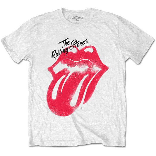 The Rolling Stones Unisex T-Shirt: Spray Tongue T-Shirt
