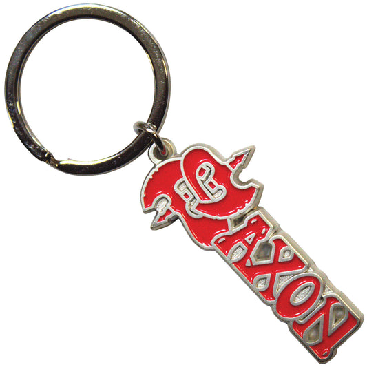 Een foto van een Saxon Sleutelhanger