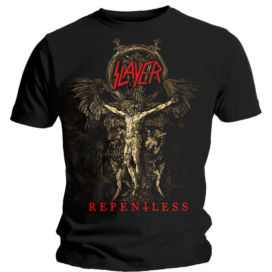Slayer Unisex T-Shirt: Cruciform Skeletal T-Shirt