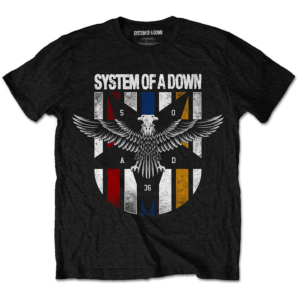 System Of A Down Unisex T-Shirt: Eagle Colours T-Shirt