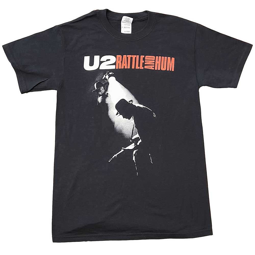 U2 Unisex T-Shirt: Rattle & Hum Spotlight Photo (Ex-Tour) T-Shirt