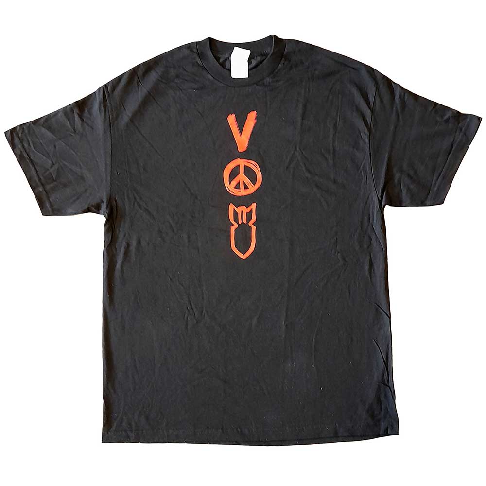 U2 Unisex T-Shirt: Vertigo Tour 2005 Symbols (Back Print) (Ex-Tour) T-Shirt