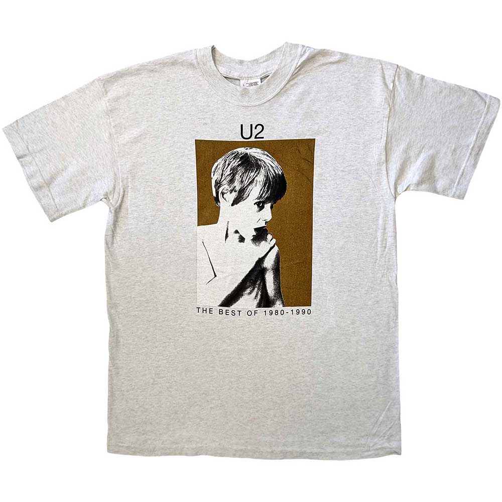 U2 Unisex T-Shirt: Best Of 1980-90 (Back Print & Ex-Tour) T-Shirt