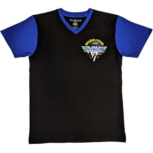 Een foto van een Van Halen Raglan T-Shirt