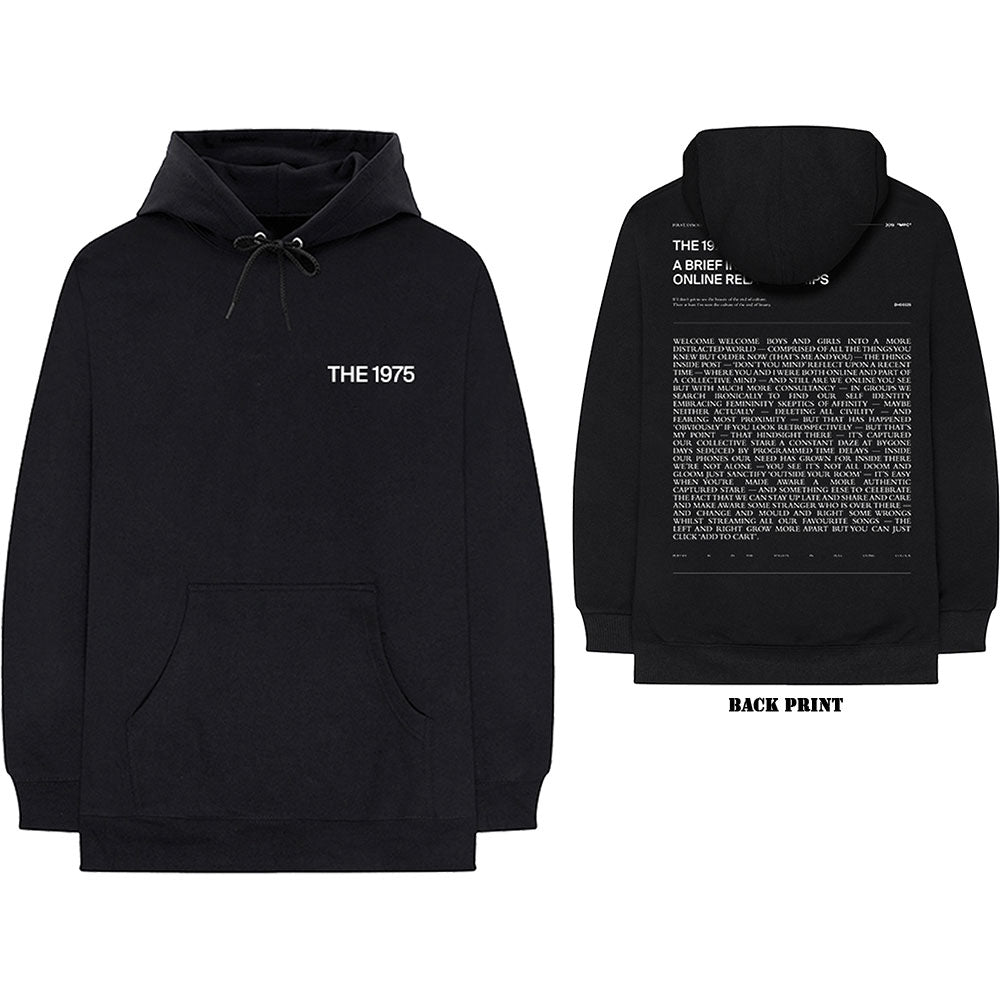 The 1975 Unisex Pullover Hoodie: ABIIOR Welcome Welcome Version 2. (Back Print) Trui met capuchon