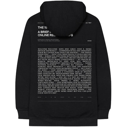 The 1975 Unisex Pullover Hoodie: ABIIOR Welcome Welcome Version 2. (Back Print) Trui met capuchon