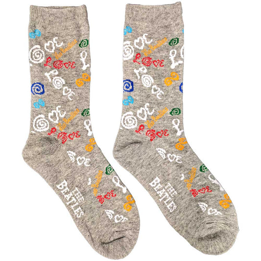 The Beatles Unisex Ankle Socks: Love (UK Size 7 - 11) Enkelsokken
