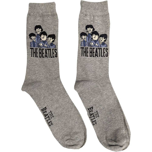 The Beatles Unisex Ankle Socks: Cartoon Group (UK Size 7 - 11) Enkelsokken