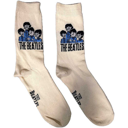 The Beatles Ladies Ankle Socks: Cartoon Group (UK Size 4 - 7) Enkelsokken
