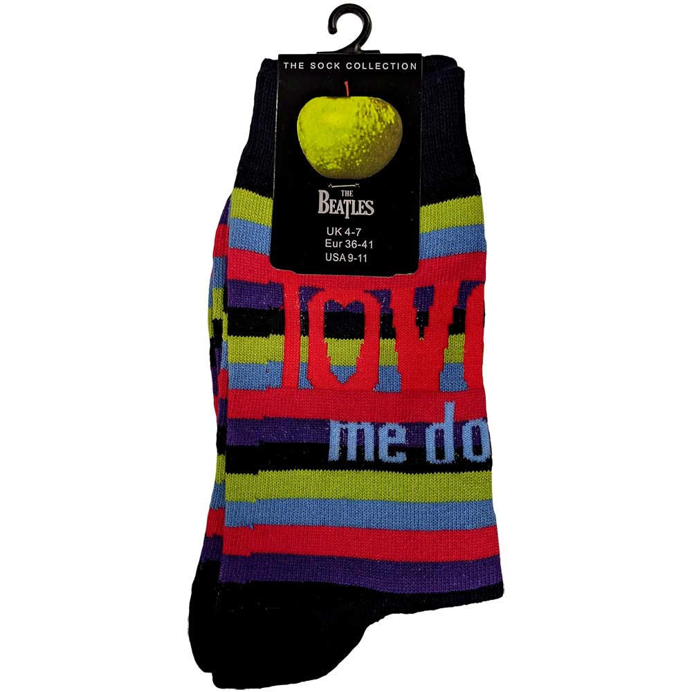 The Beatles Ladies Ankle Socks: Love me do (UK Size 4 - 7) Enkelsokken