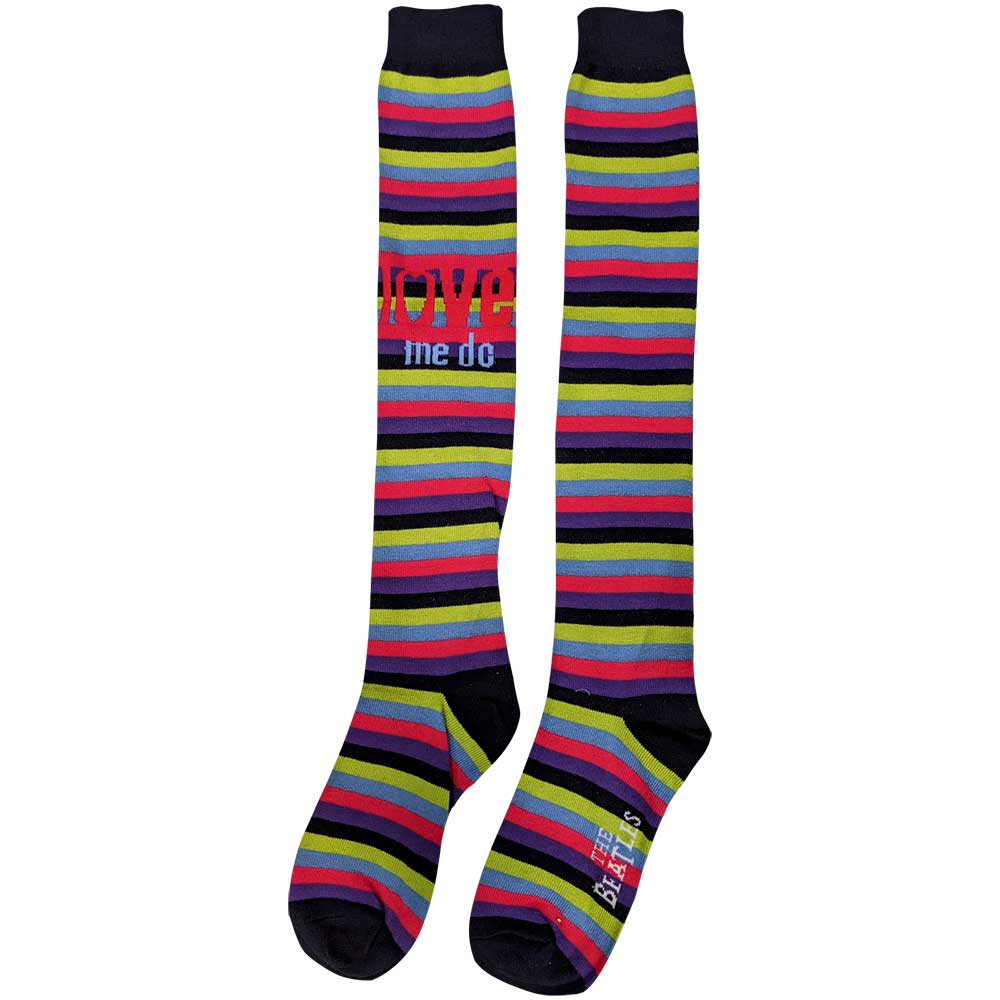 The Beatles Ladies Knee High Socks: Love Me Do (UK Size 4 - 7) Kniehoge sokken