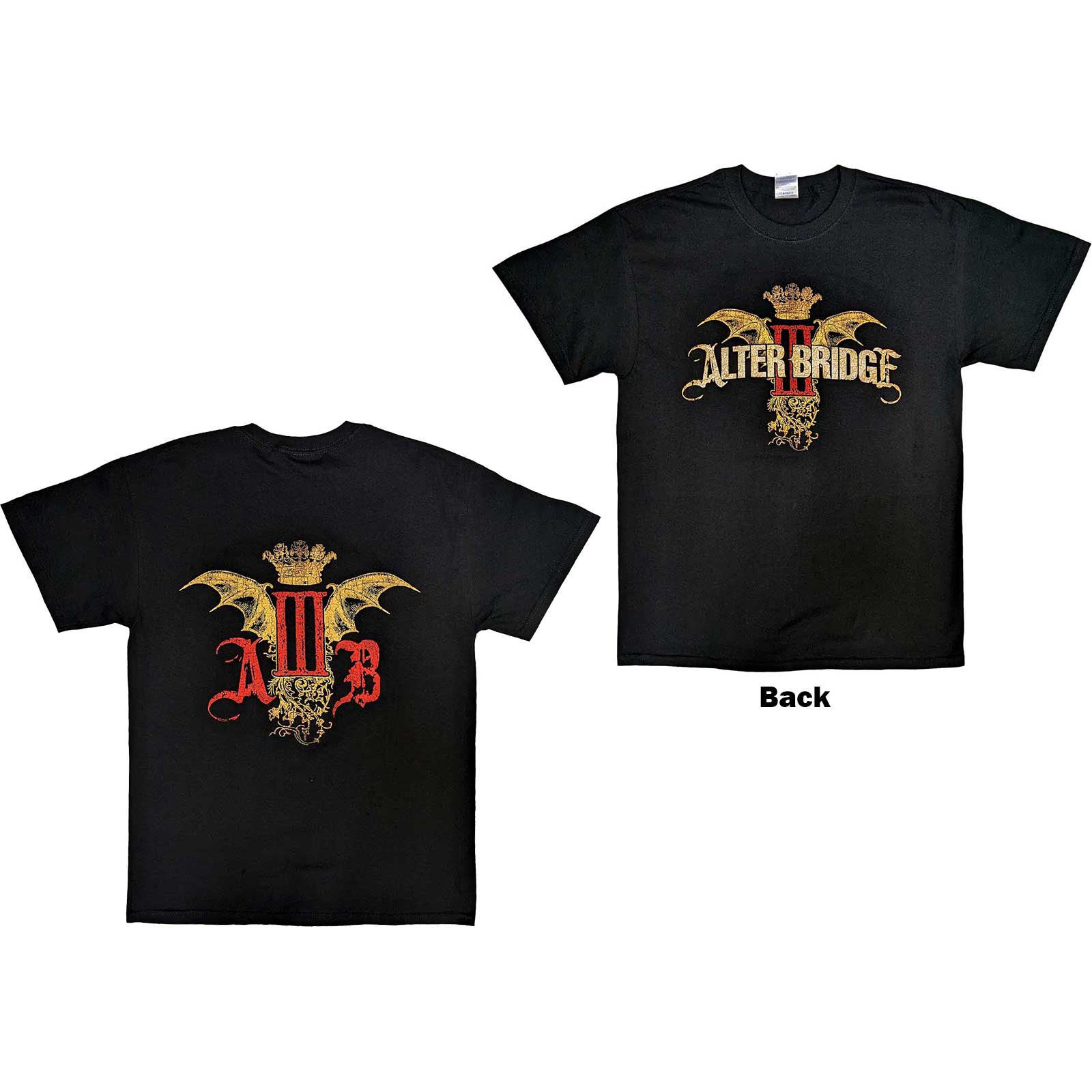 Een foto van een T-Shirt van Alter Bridge.
