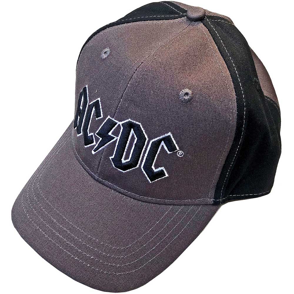 AC/DC Unisex Baseball Cap: Black Logo (2 Tone) Baseballpet