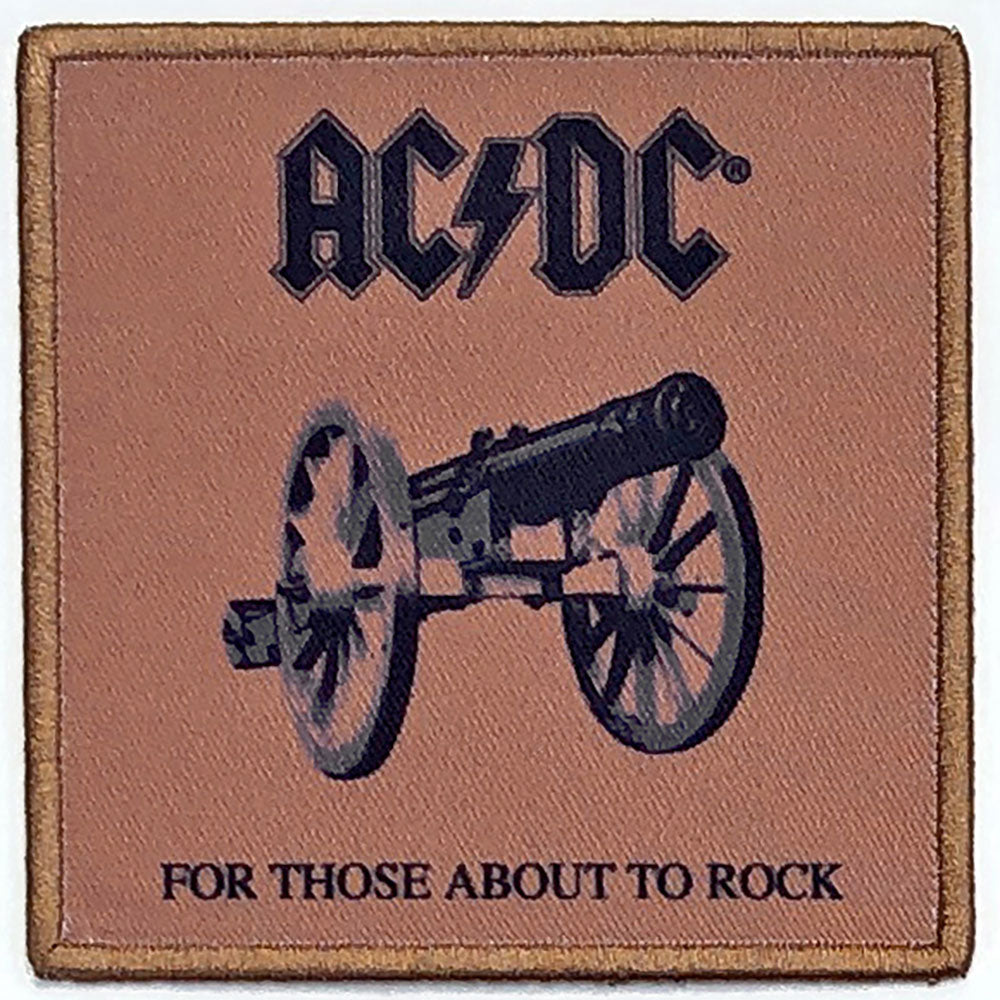 AC/DC Standard Patch: For Those About To Rock (We Salute You) (Album Cover) Standaard patch