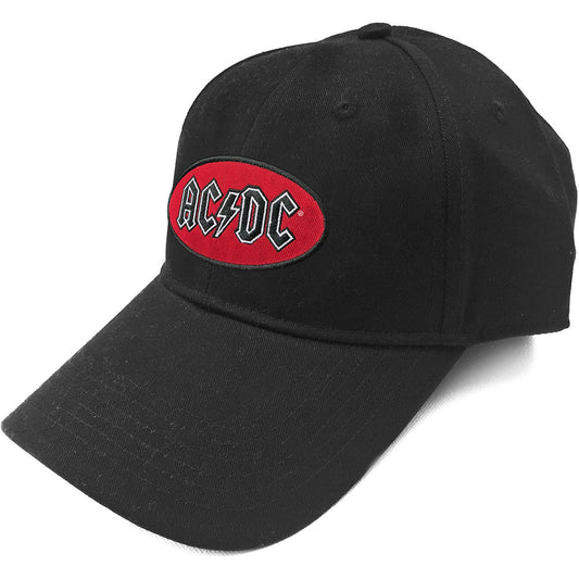 AC/DC Unisex Baseball Cap: Oval Logo Baseballpet