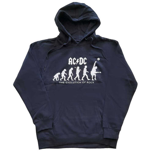 AC/DC Unisex Pullover Hoodie: Evolution of Rock Trui met capuchon