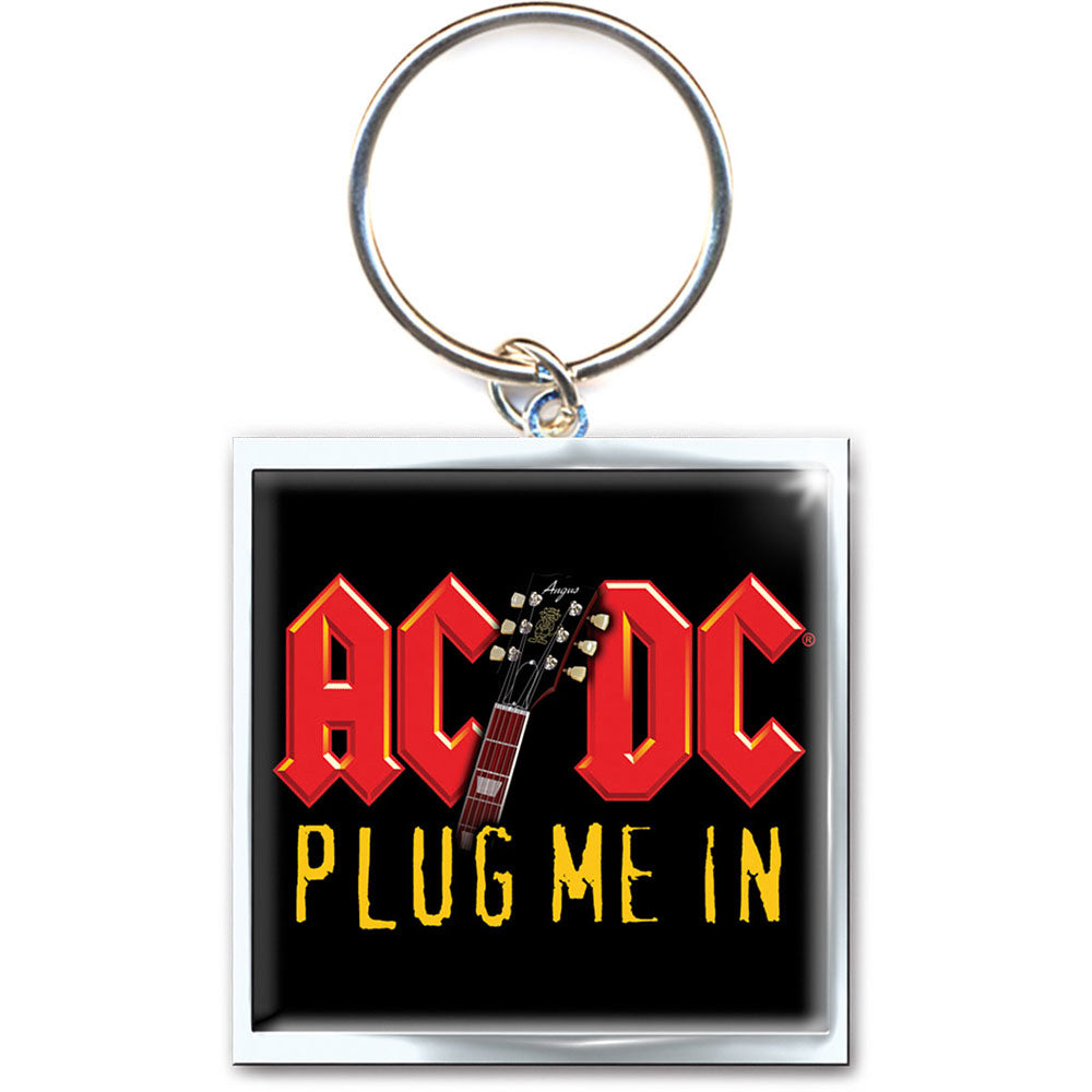 AC/DC Keychain: Plug me in (Photo-print) Sleutelhanger