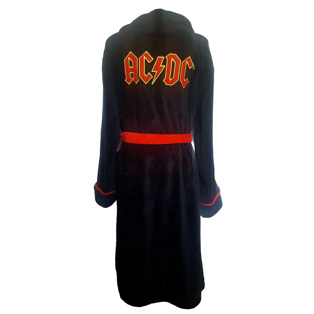 AC/DC Unisex Bathrobe: Logo (Small - Medium) Bathrobe