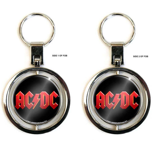 AC/DC Keychain: Logo (Spinner) Sleutelhanger