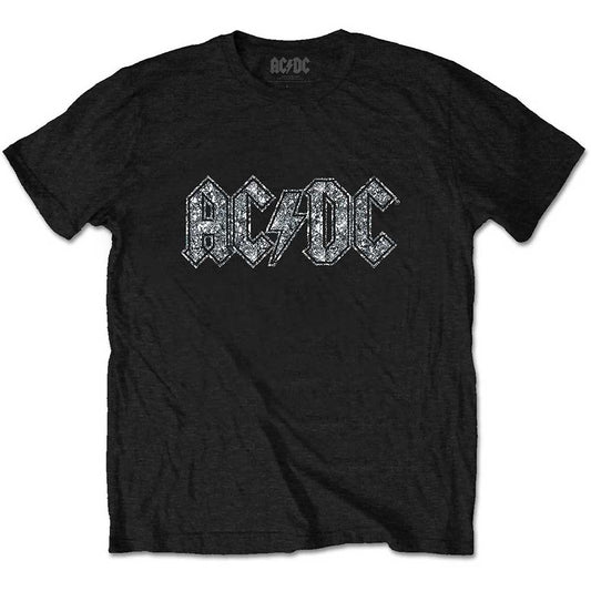 AC/DC Kids Embellished T-Shirt: Logo (Diamante) Embellished T-Shirt