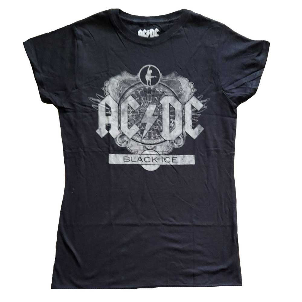 AC/DC Ladies T-Shirt: Black Ice T-Shirt